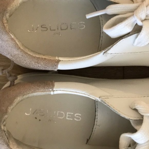 J Slides NYC Womens White Sneakers - Picture 7 of 8
